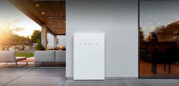 A Tesla battery storage system helping to save residents energy costs