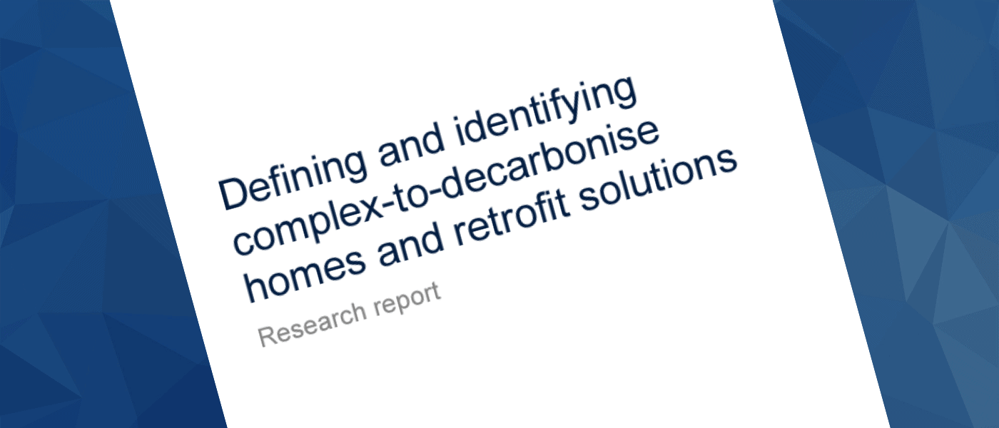 Image to show complex-to-decarbonise homes