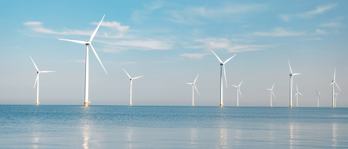 Image shows Off Shore Wind Farm