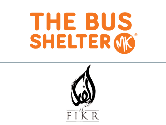 Logos for The Bus Shelter MK and Al Fikr