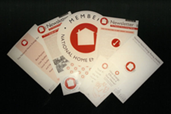 A collection of marketing material used to promote the NHER scheme from the early 1990s.